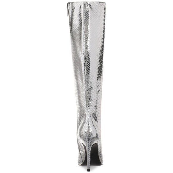 I.N.C. International Concepts Womens Rajel Knee High Boots Silver Size 7M NIB - Picture 2 of 4